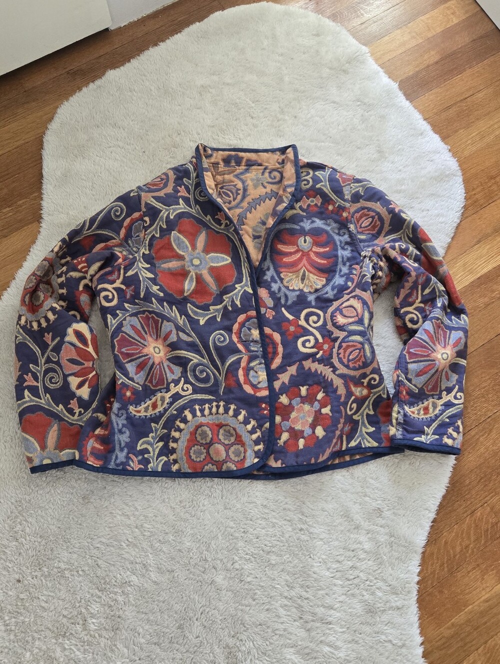 Vintage Reversible Floral Pattern- Women’s Jacket